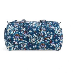 NWT VERA BRADLEY FLORAL BURST LARGE DUFFEL